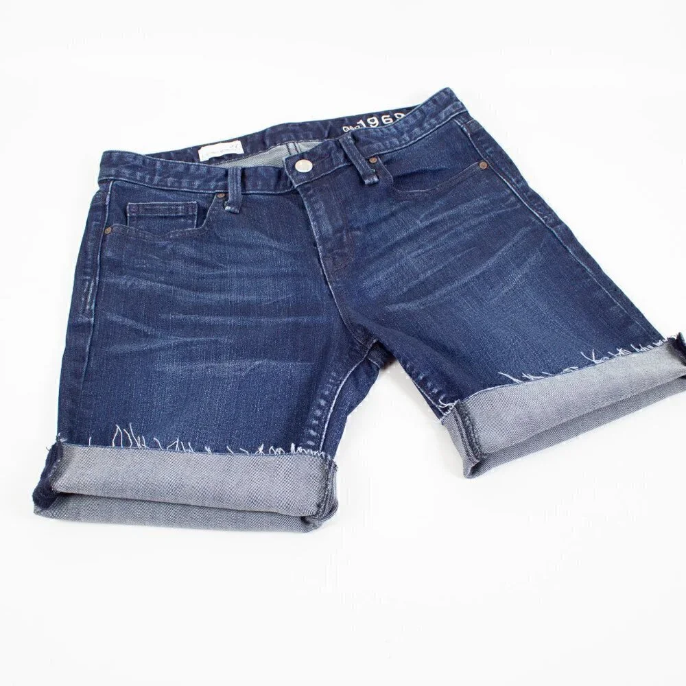 Gap Skinny Bermuda Shorts - Jean Shorts - Size 27 - Picture 1 of 5